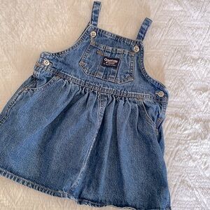 Vintage Osh Kosh Denim Overall Dress